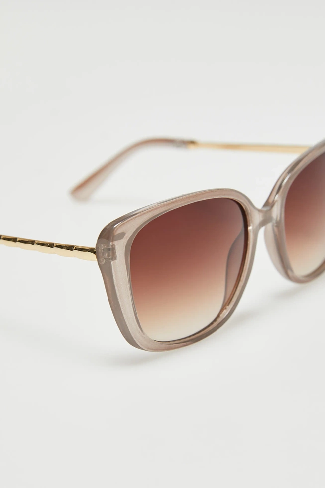 Okulary damskie beżowe