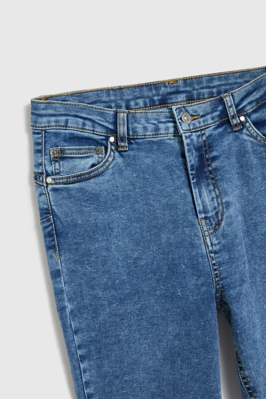 Jeansy skinny niebieskie