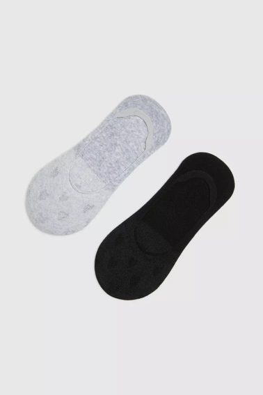 Skarpetki stopki z serduszkiem 2-pack