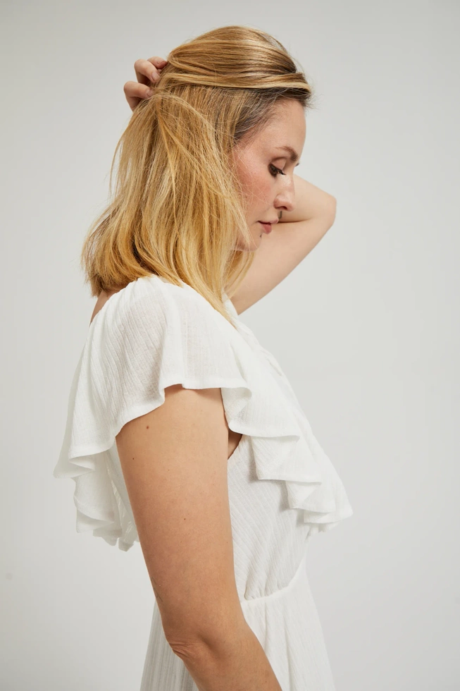 Sukienka midi biała