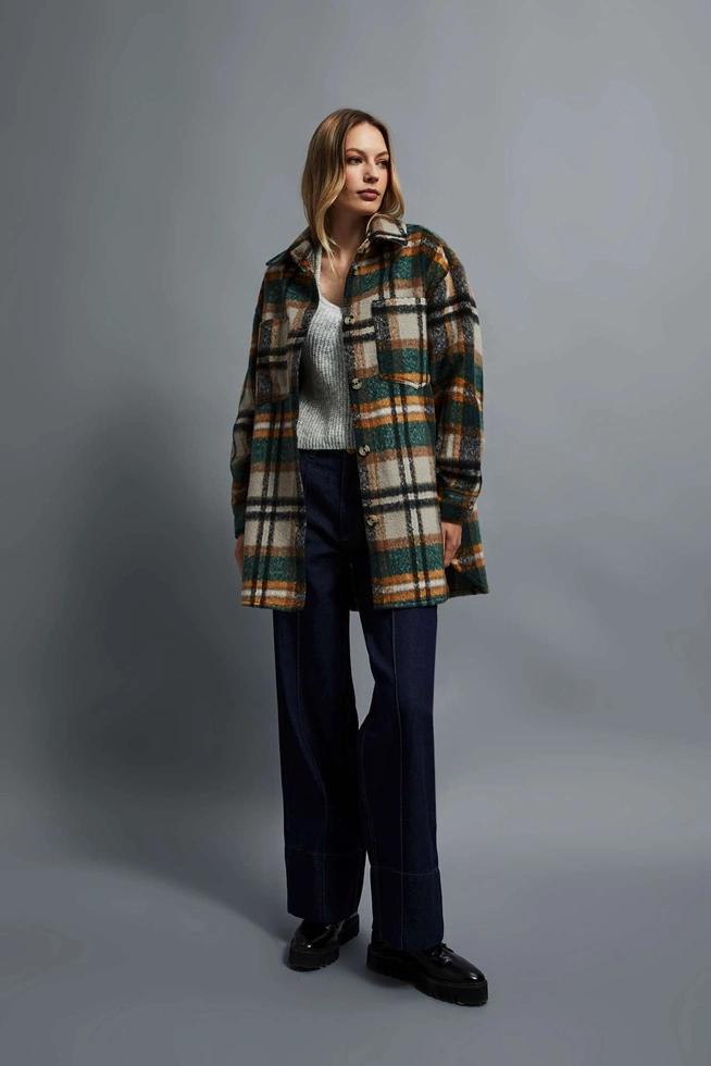 Bawełniane jeansy wide leg granatowe