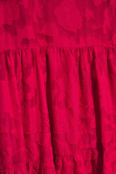 Rozkloszowana sukienka w kwiaty