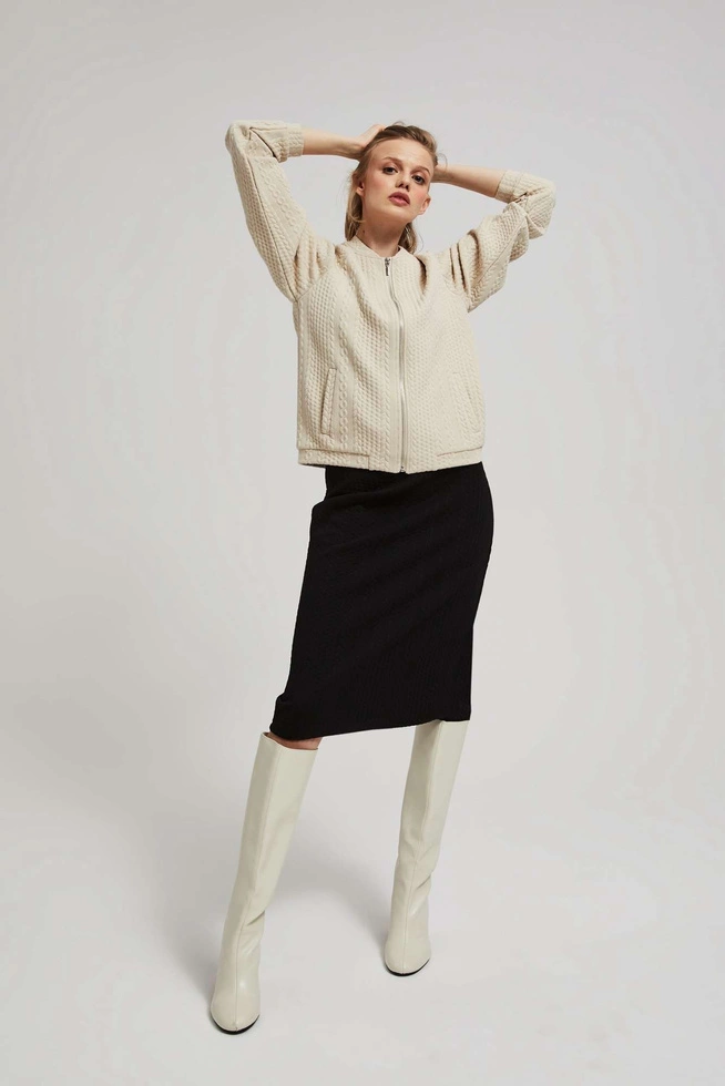 Rozpinana bluza z kieszeniami