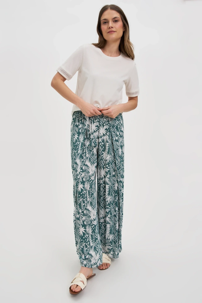 Bluzka z krótkimi rękawami biała