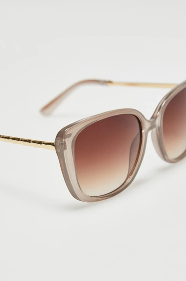 Okulary damskie beżowe