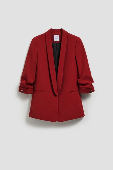 Marynarka z marszczonymi rękawami