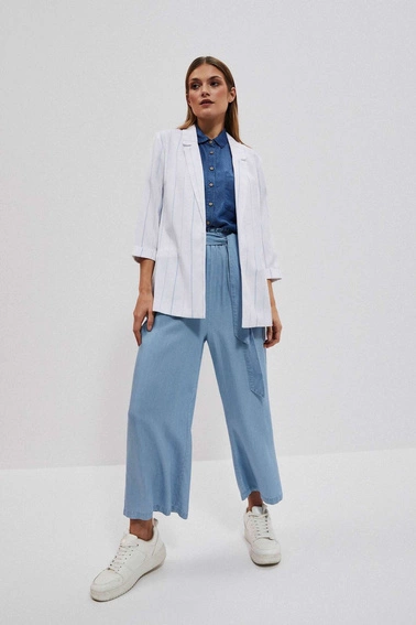 Marynarka w paski biała