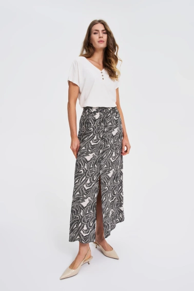 Bluzka z bawełny biała