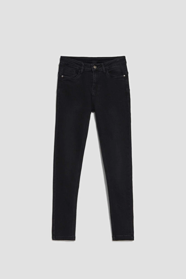 Bawełniane jeansy push up