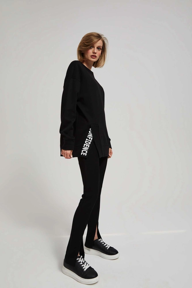 Bluza oversize z napisem
