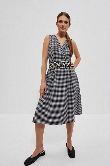 Dwukolorowy pleciony pasek