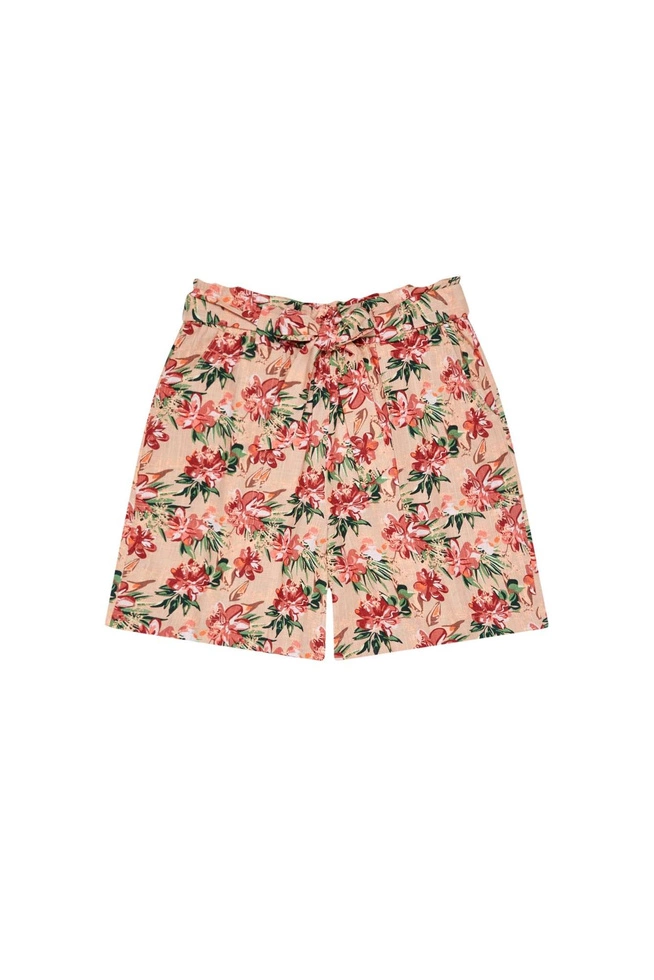 Bawełniane szorty w kwiaty