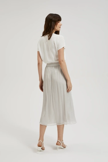 Spódnica midi szara