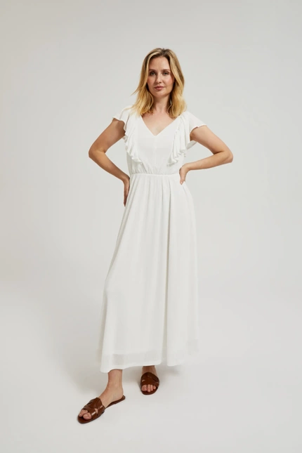 Sukienka midi biała