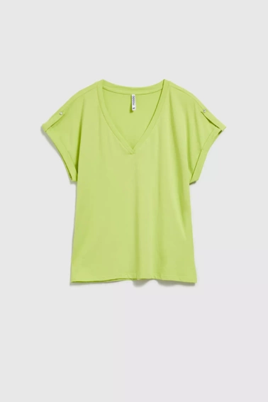 T-shirt z krótkimi rękawami zielony