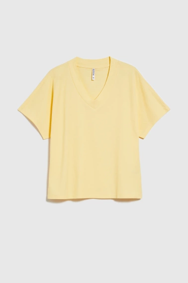 Bawełniana bluzka żółta