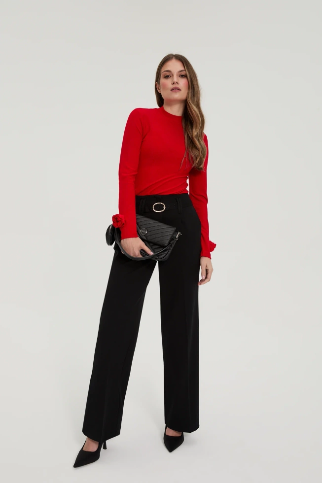 Torebka z podwójnym uchwytem czarna