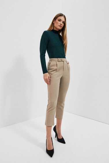 Bluzka z metaliczną nitką szmaragdowa