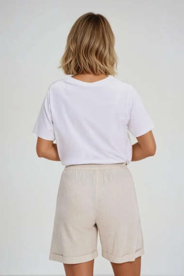 Bluzka z bawełny biała