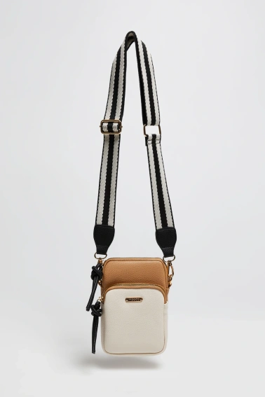 Mała torebka beżowa