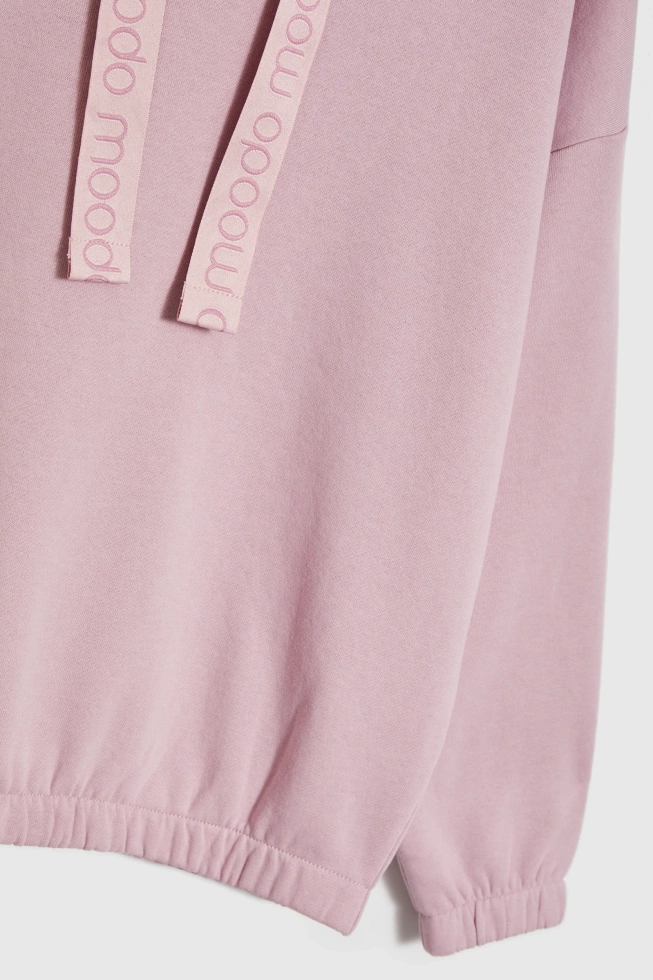 Bluza z kapturem różowa