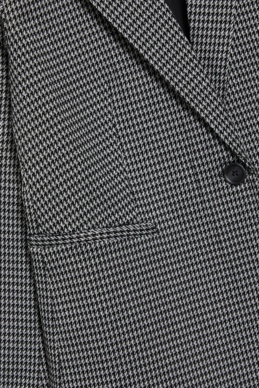 Jednorzędowa marynarka szara