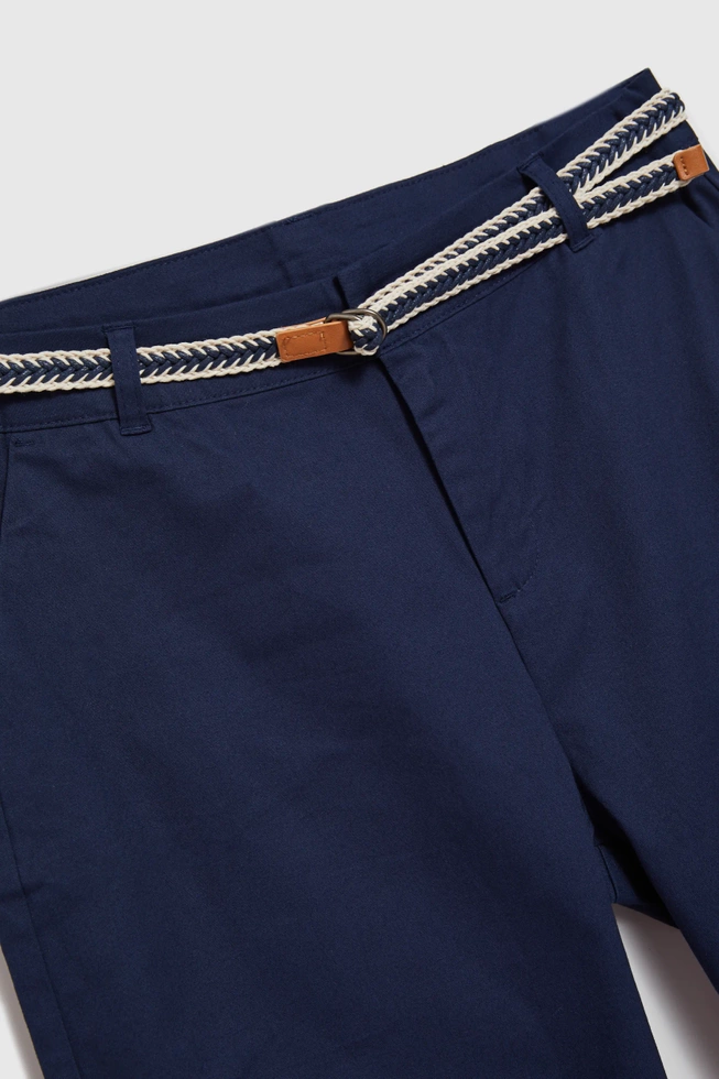 Bawełniane spodnie granatowe