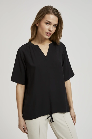 Wiskozowa koszula czarna