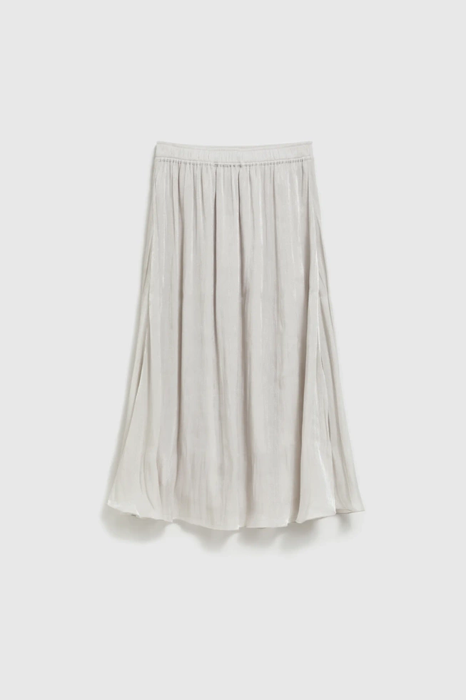 Spódnica midi szara