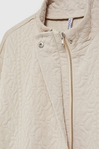 Rozpinana bluza beżowa 