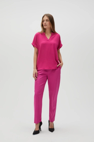  Koszula z krótkimi rękawami różowa