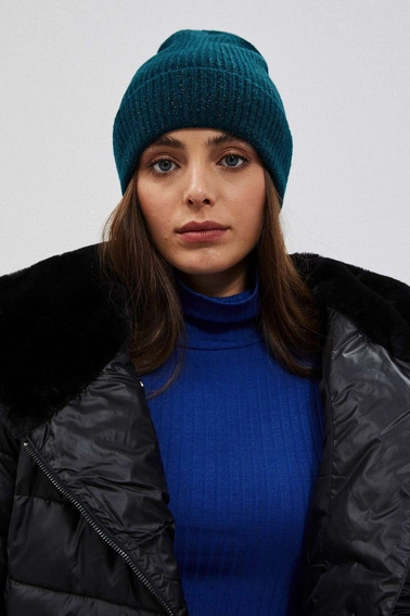 Krótka pikowana kurtka czarna