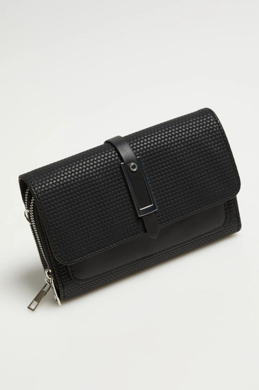 Torebka z zapięciem na zamek czarna