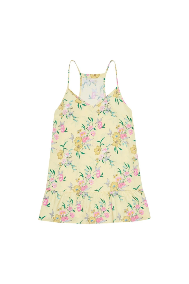 Bluzka z falbaną kwiatowa