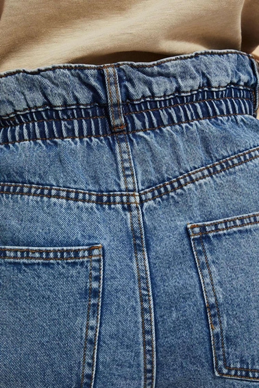 Szorty z przetarciami niebieskie