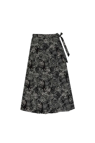 Wzorzysta spódnica z wiskozy