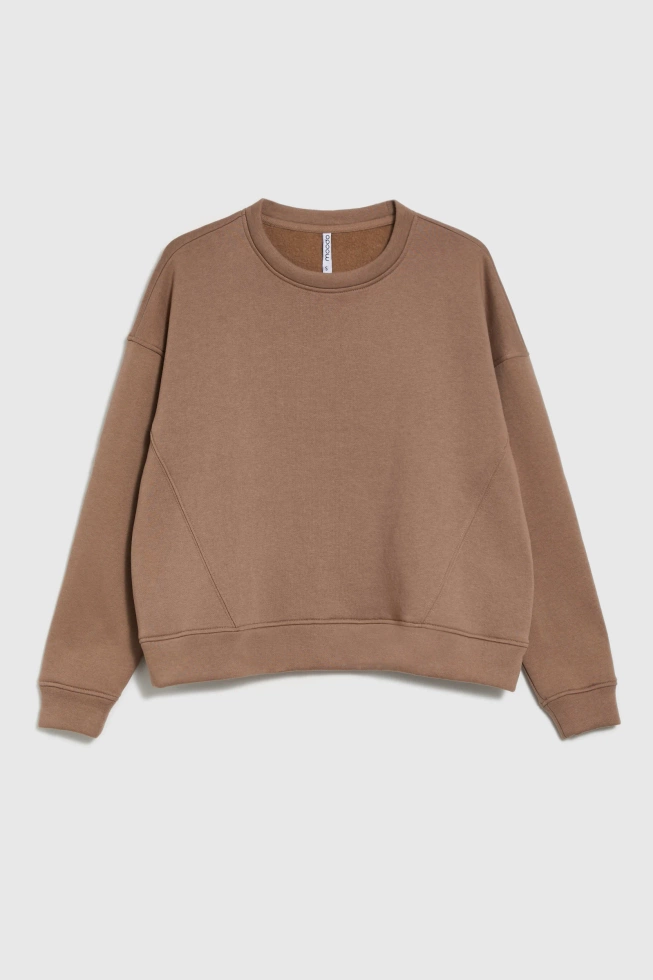 Bluza oversize beżowa