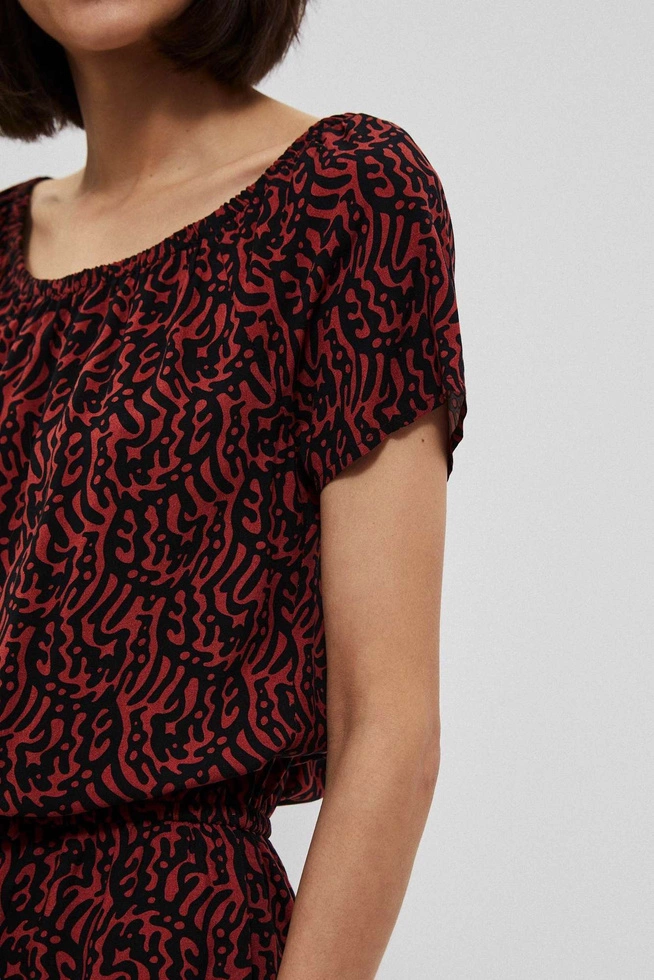 Krótki kombinezon z wiskozy