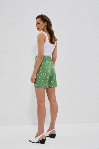 Bawełniane szorty w groszki