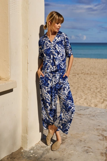 Spodnie kuloty niebieskie