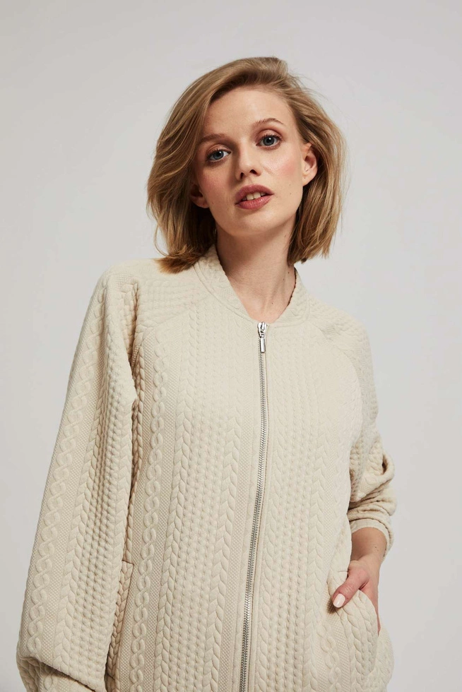 Rozpinana bluza z kieszeniami