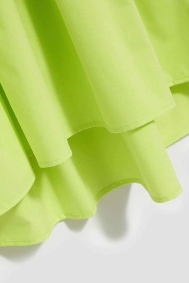 Koszulowa sukienka neonowa