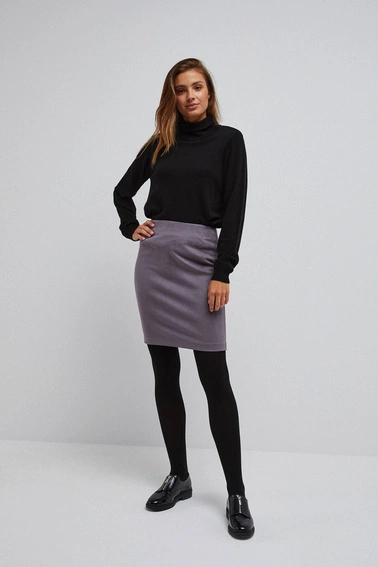 Spódnica ołówkowa z połyskującą nitką