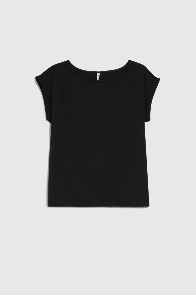 Bawełniany t-shirt czarny