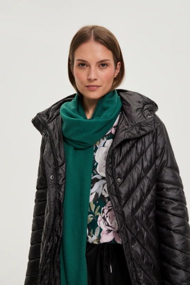 Długa kurtka czarna