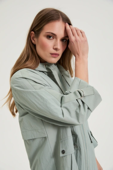 Kurtka parka oliwkowa