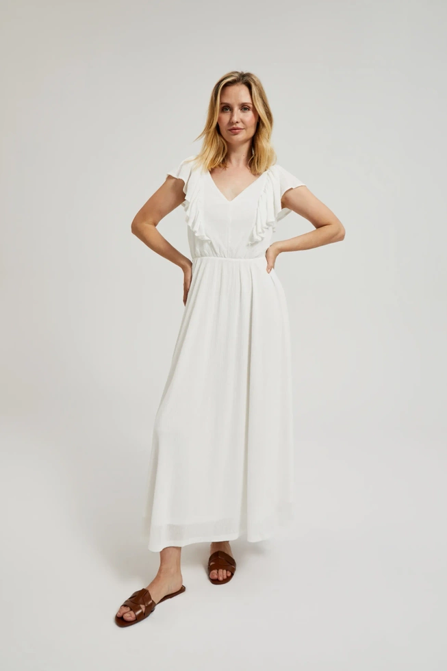 Sukienka midi biała