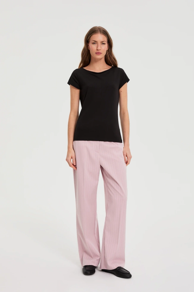 Bawełniany t-shirt czarny