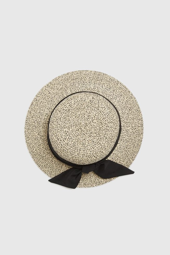 Kapelusz z kokardą czarny