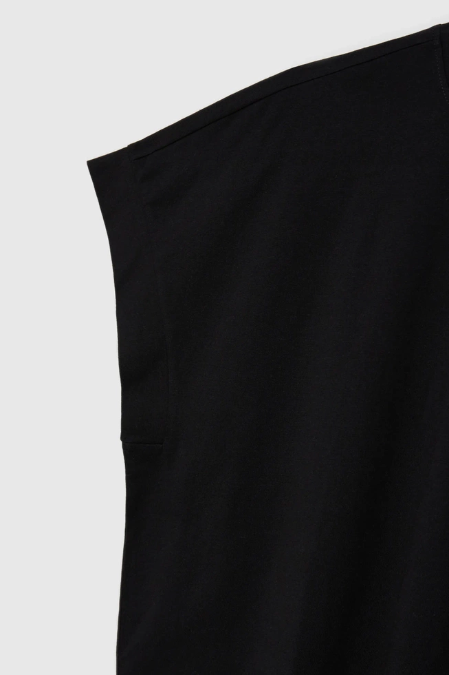 Bluzka z zamkiem na plecach czarna